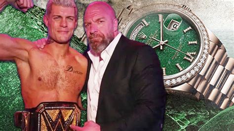 triple h rolex|Cody Rhodes Rolex: Shocking Details Revealed Behind His .